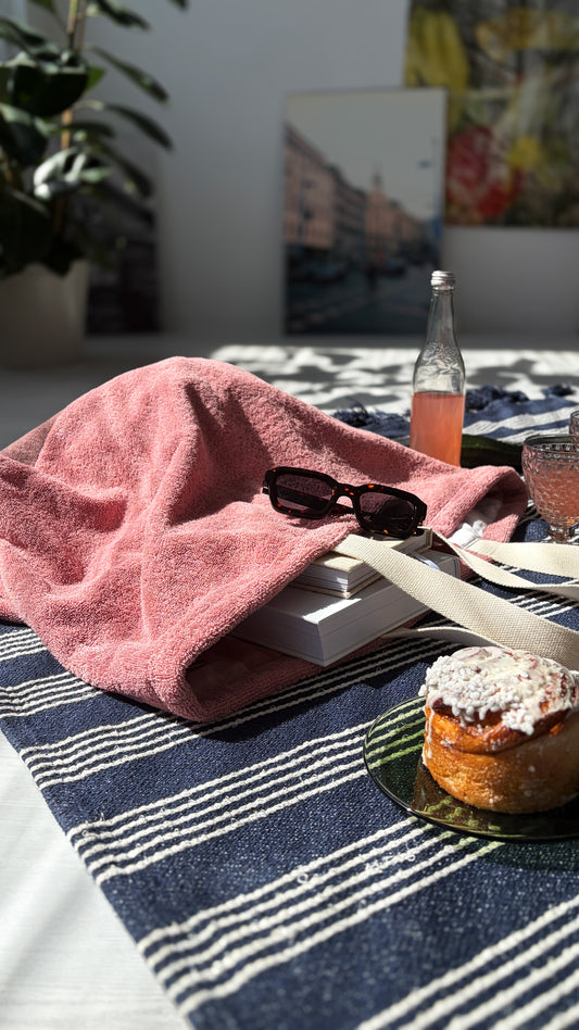 "DUSTY ROSE" Beach Bag