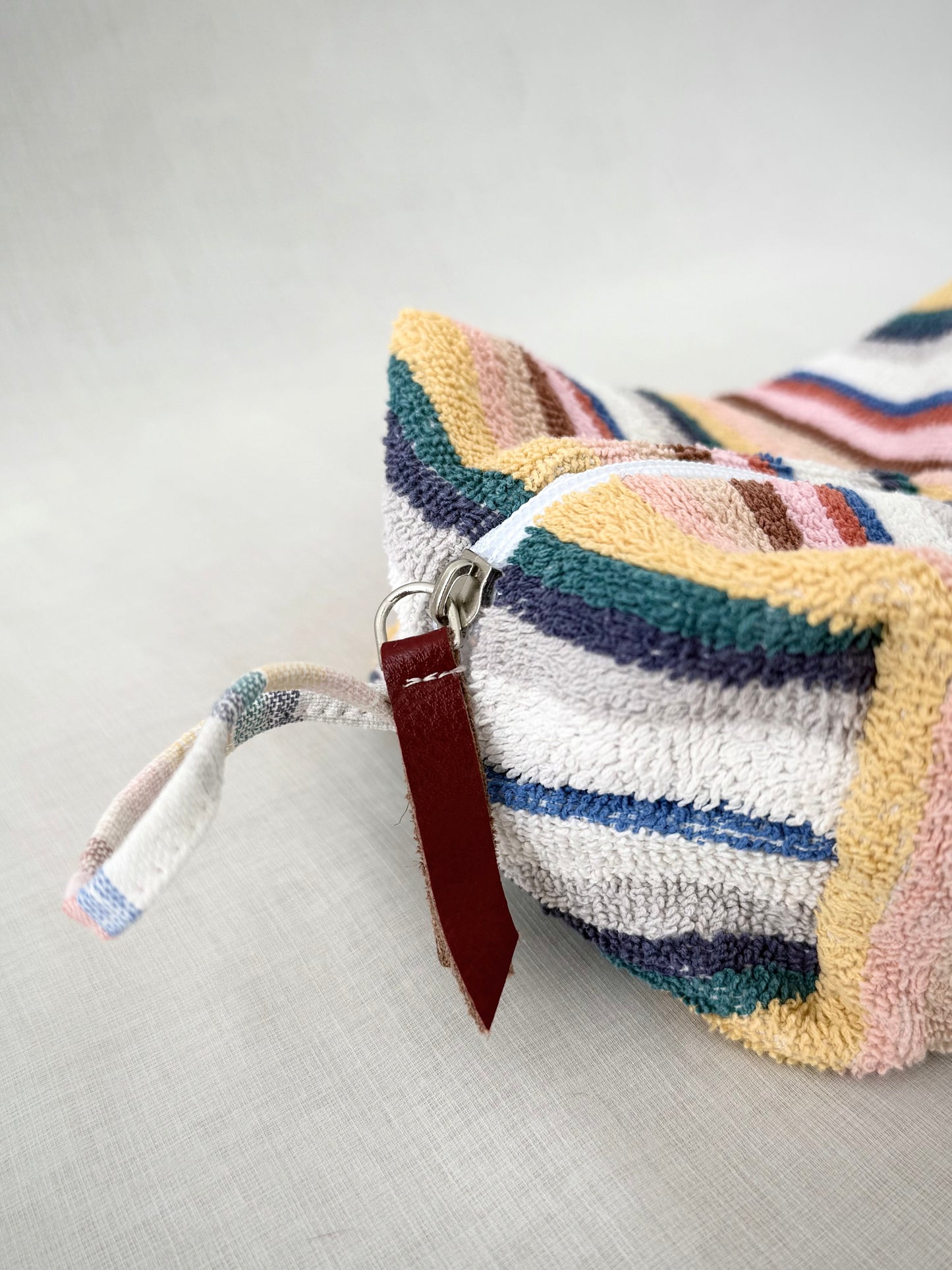 “ALL OF THEM” • UPCYCLED TERRY CLOTH COSMETIC BAG