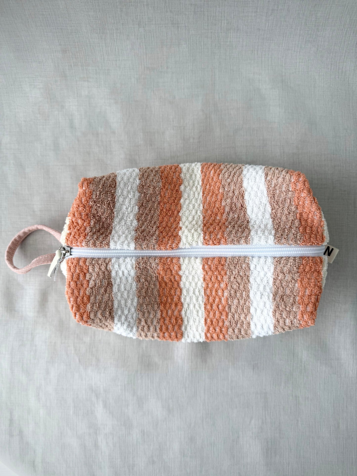 “SAHARA” • UPCYCLED TERRY CLOTH COSMETIC BAGS