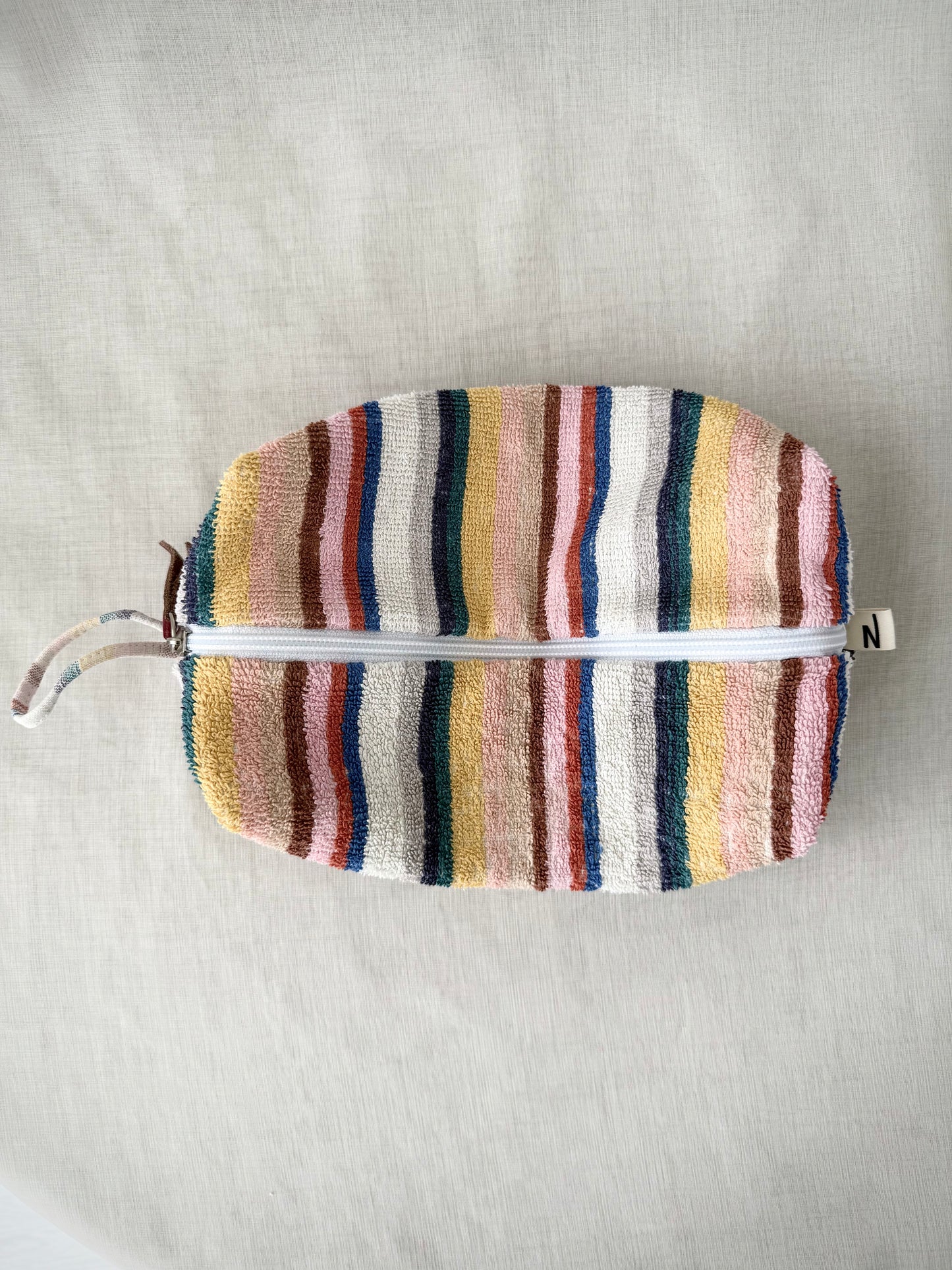 “ALL OF THEM” • UPCYCLED TERRY CLOTH COSMETIC BAG