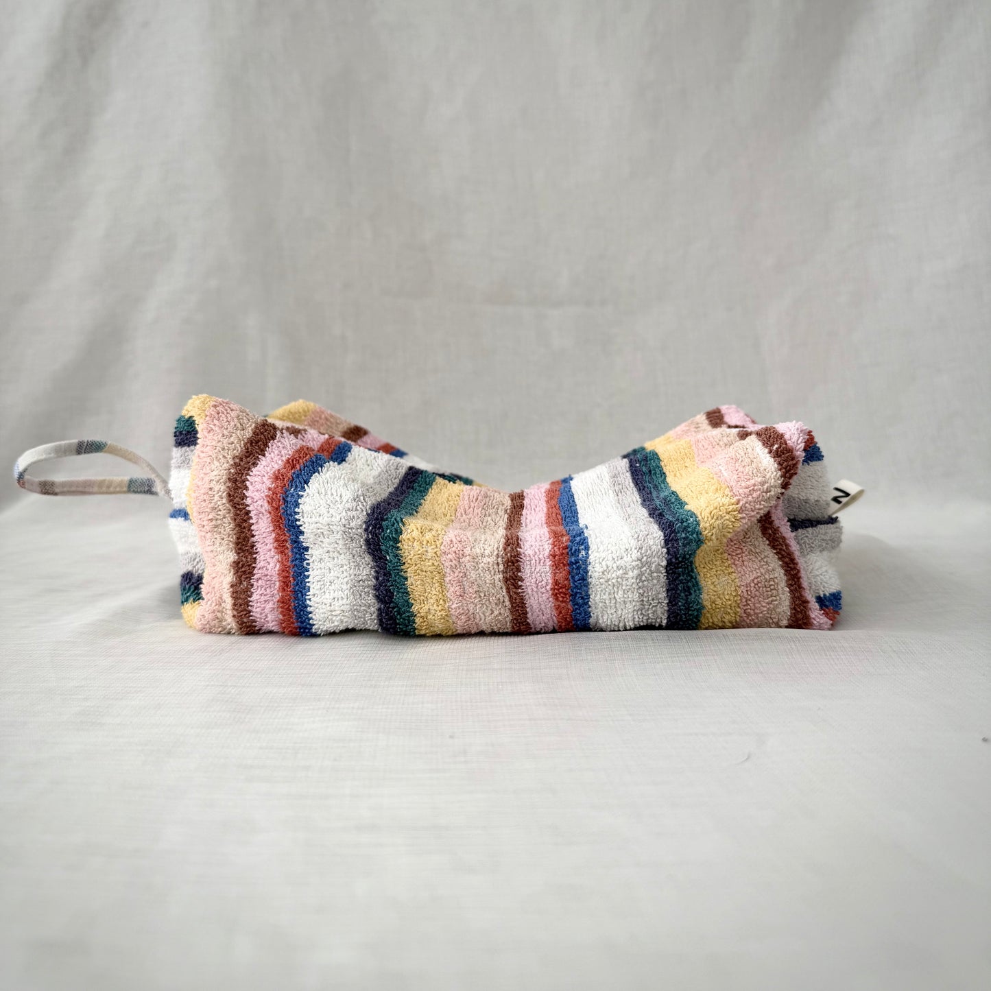 “ALL OF THEM” • UPCYCLED TERRY CLOTH COSMETIC BAG
