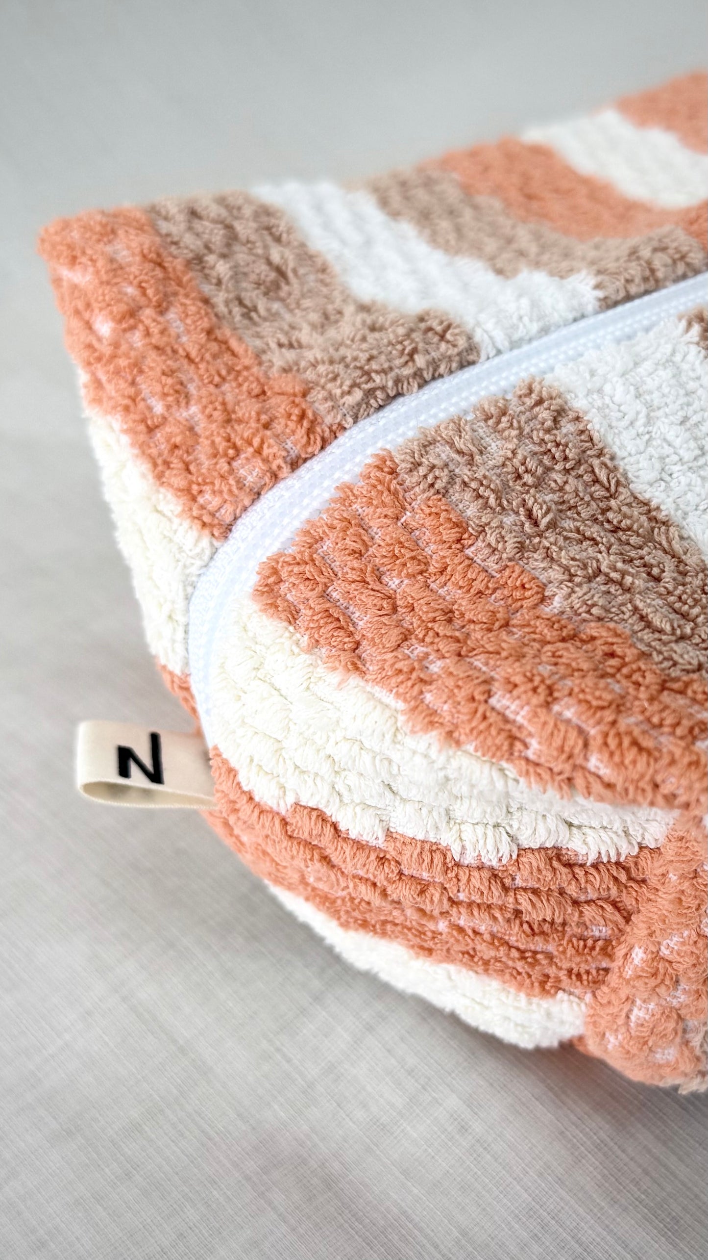 “SAHARA” • UPCYCLED TERRY CLOTH COSMETIC BAGS