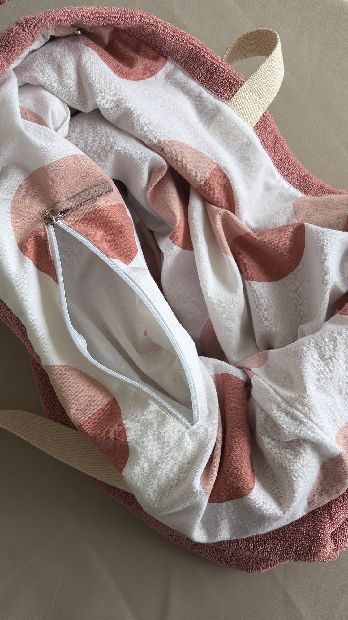 "DUSTY ROSE" Beach Bag