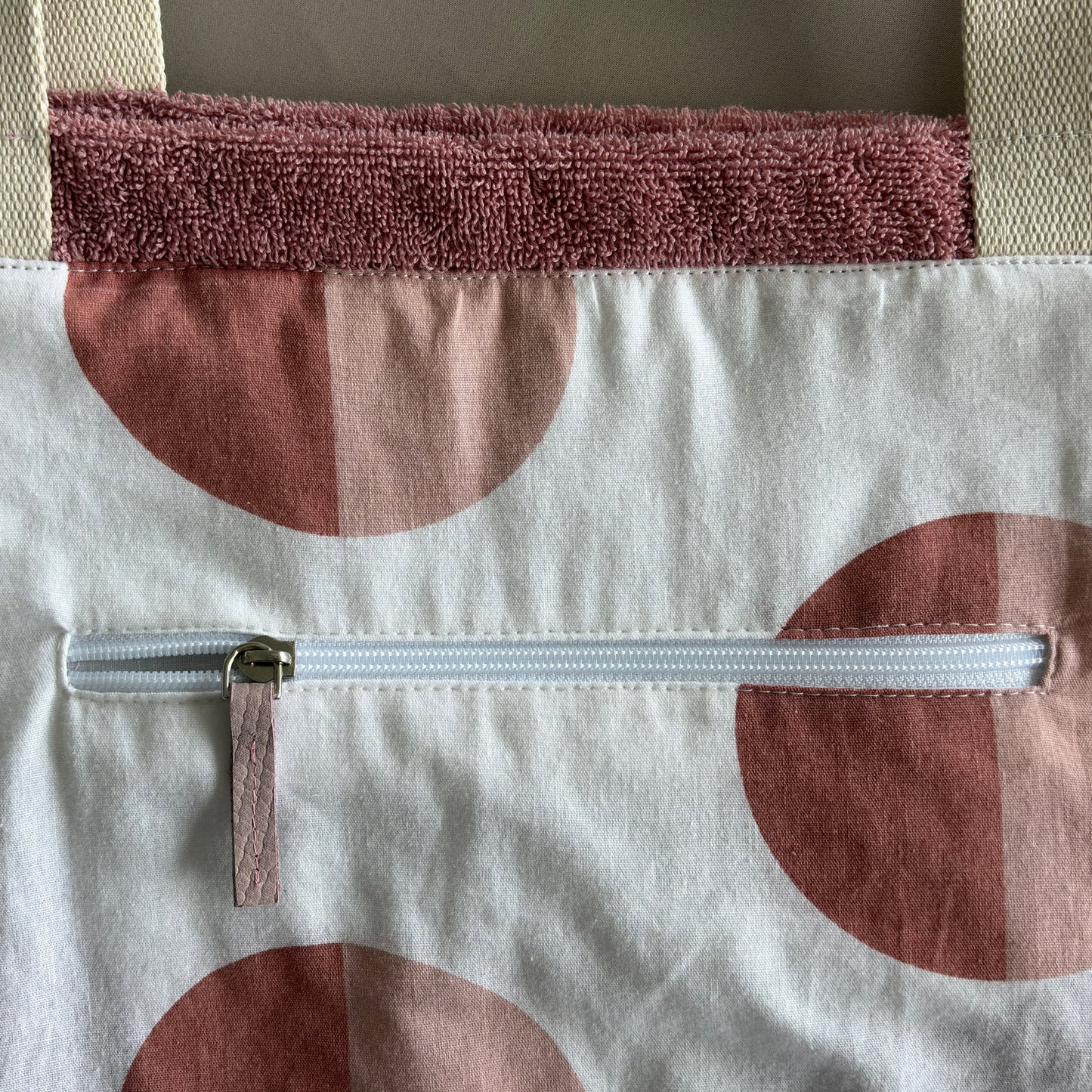 "DUSTY ROSE" Beach Bag