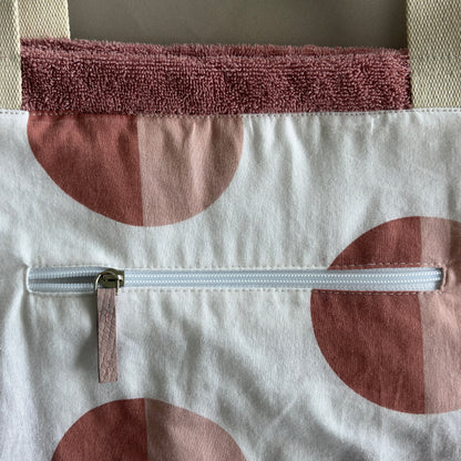 "DUSTY ROSE" Beach Bag